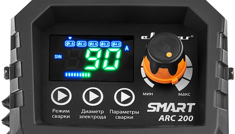 Сварочный аппарат REAL SMART ARC 200 BLACK (Z28303)